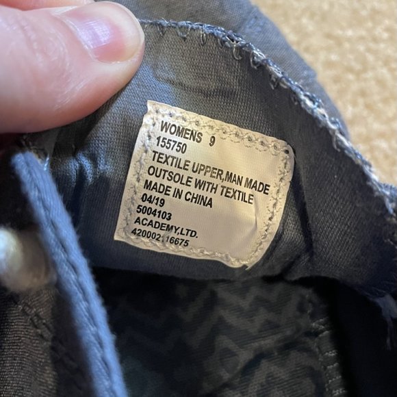 Austin Trading Co. Womens Size 9 Canvas Shoes Denim Blue Casual Slip On - Picture 5 of 5